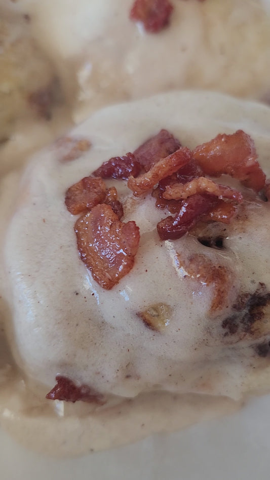 Maple Bacon Cinnamon Rolls  - 1 Dozen